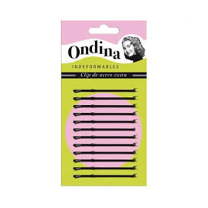 EUROSTIL BOLA NEGRO NEGRO CLIPS ONDINA 70MM CARTON 1UN