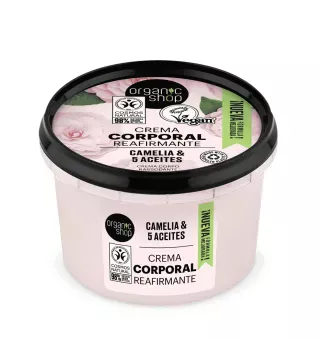 ORGANIC SHOP CAMELIA JAPONESA CREMA CORPORAL REAFIRMANTE 250ML
