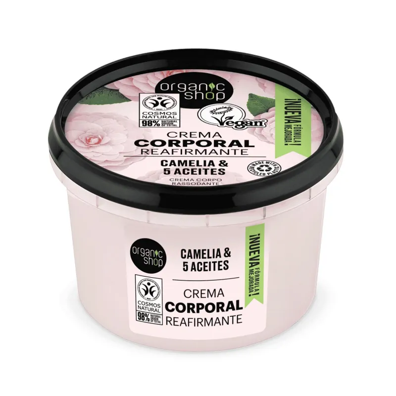ORGANIC SHOP CAMELIA JAPONESA CREMA CORPORAL REAFIRMANTE 250ML