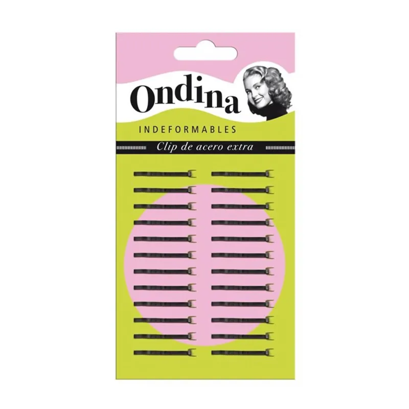 EUROSTIL NEGRO NEGRO MINICLIPS 2 5CM 1UN