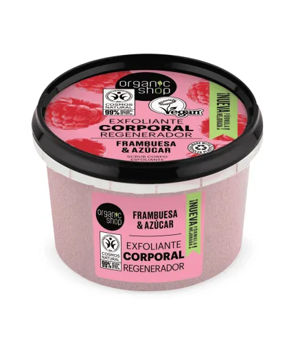 ORGANIC SHOP FRAMBUESA EXFOLIANTE CORPORAL FRAMBUESA 250ML