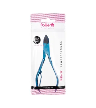 EUROSTIL TITANIO CORTA-UÑAS AZUL 11CM 1UN