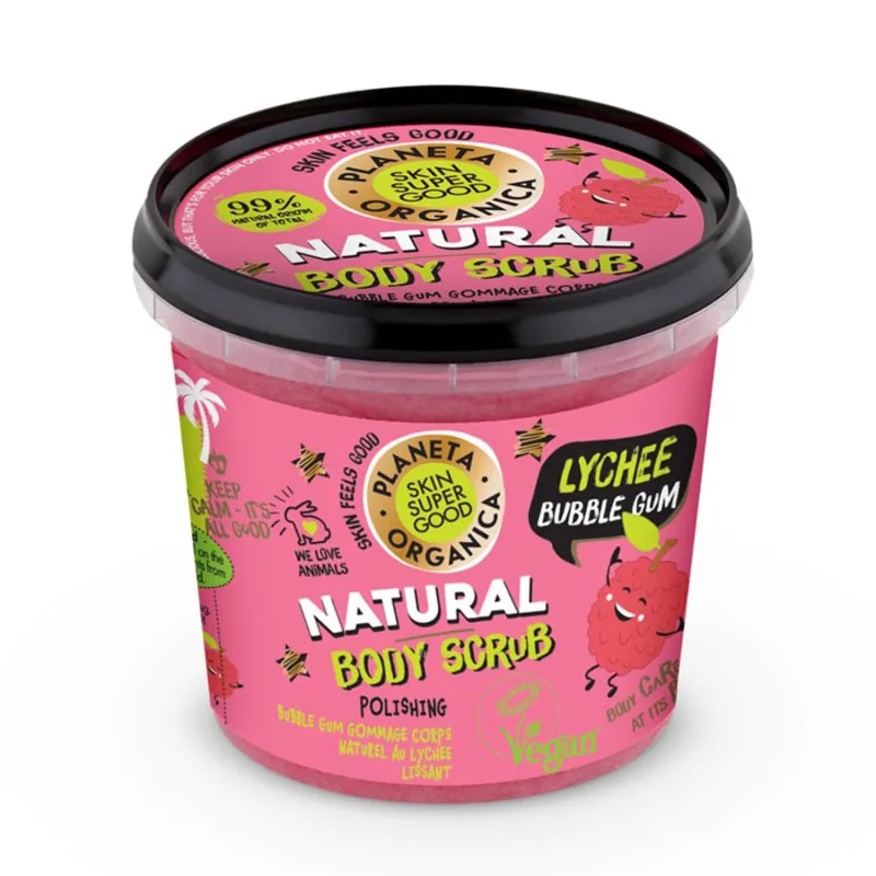 NATURA SIBERICA SKIN SUPER GOOD NATURAL BODY SCRUB LYCHEE GUM 360ML NATURA SIBERICA SKIN SUPER GOOD NATURAL BODY SCRUB LYCHEE GUM 360ML