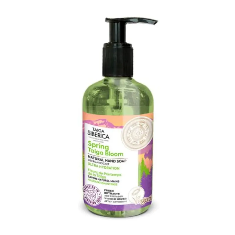 NATURA SIBERICA SPRING TAIGA BLOOM JABON DE MANOS NATURAL 300ML NATURA SIBERICA SPRING TAIGA BLOOM JABON DE MANOS NATURAL 300ML