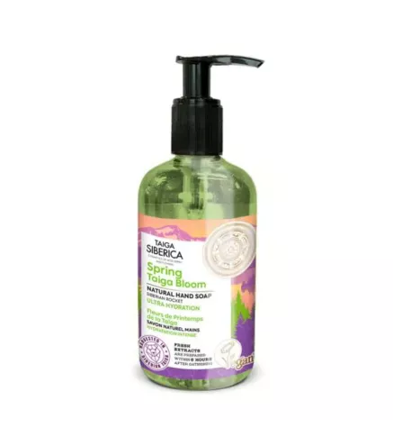 NATURA SIBERICA SPRING TAIGA BLOOM JABON DE MANOS NATURAL 300ML