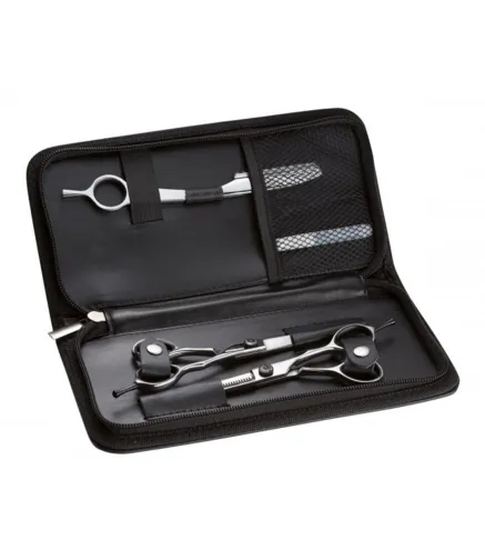 EUROSTIL ESTUDIANTE KIT DE CORTE 2 TIJERAS 1UN + NAVAJA 1U.