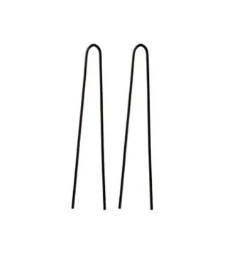 EUROSTIL CAJA HORQUILLAS NEGRAS 70MM 1UN