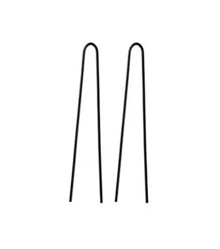 EUROSTIL CAJA HORQUILLAS NEGRAS 70MM 1UN