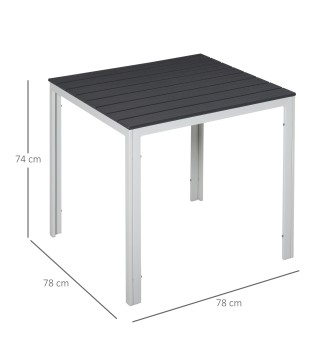 Mesa de Jardín Cuadrada
