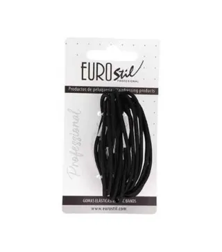 EUROSTIL COLITA NEGRO NEGRO GOMAS FINAS PACK 1UN