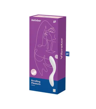 SATISFYER RROLLING PLEASURE VIBRADOR PUNTO G BLANCO 1UN