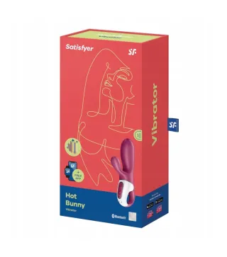 SATISFYER HOT BUNNY VIBRADOR CON APP 1UN