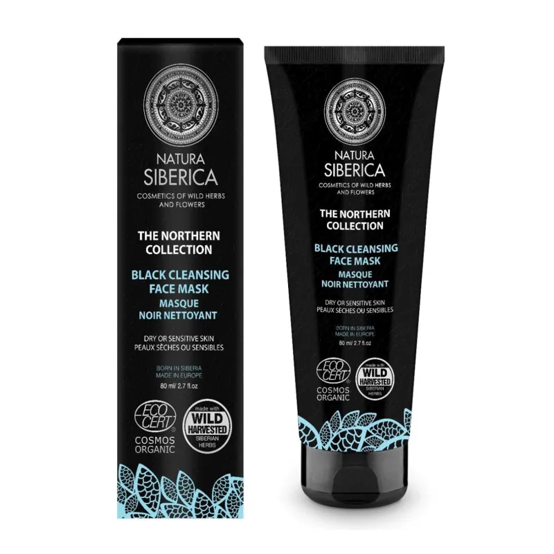 NATURA SIBERICA THE NORTHERN COLLECTION MASCARILLA FACIAL LIMPIADORA BLACK 60ML NATURA SIBERICA THE NORTHERN COLLECTION MASCARILLA FACIAL LIMPIADORA BLACK 60ML