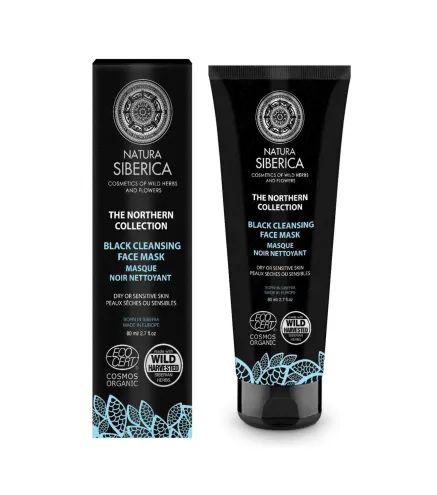 NATURA SIBERICA THE NORTHERN COLLECTION MASCARILLA FACIAL LIMPIADORA BLACK 60ML