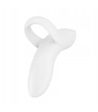 SATISFYER BOLD LOVER DEDO VIBRADOR BLANCO 1UN