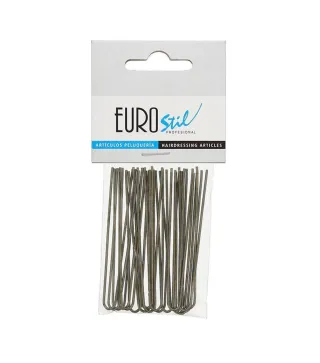 EUROSTIL CABELLO HORQUILLAS PARA MOÑO 65MM BRONCE 20UN
