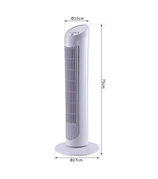 Ventilador de Torre Oscilante 70°