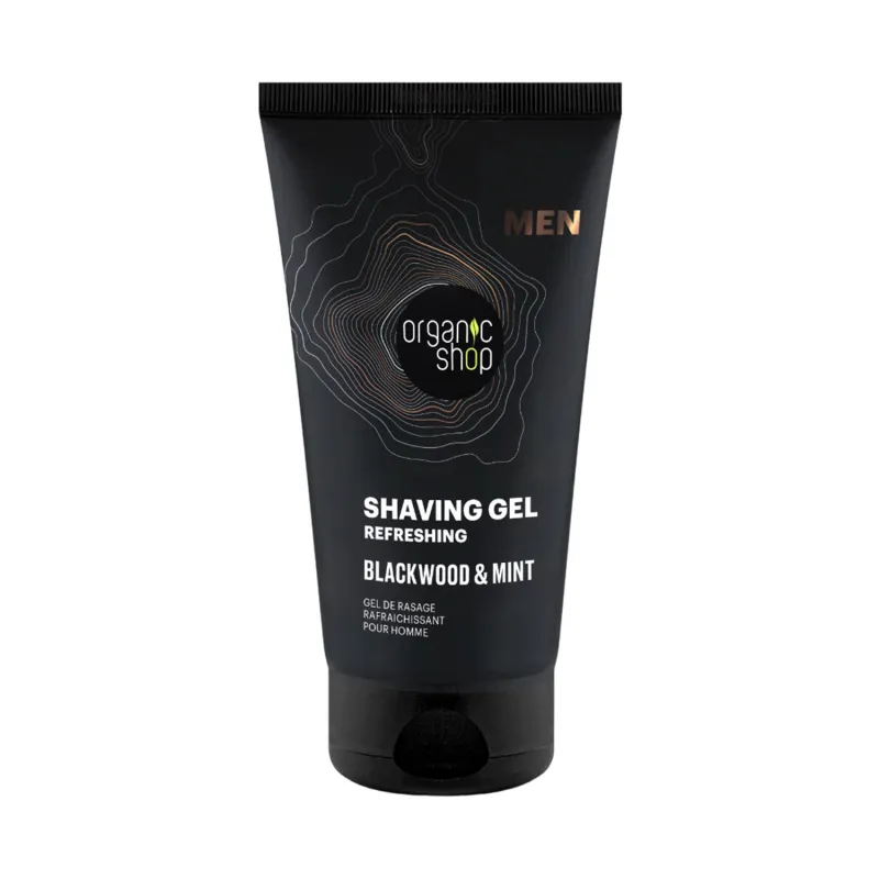 ORGANIC SHOP MEN BLACKWOOD GEL DE AFEITADO REFRESCANTE 150ML