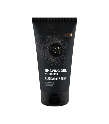 ORGANIC SHOP MEN BLACKWOOD GEL DE AFEITADO REFRESCANTE 150ML