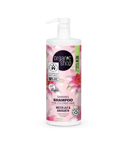 ORGANIC SHOP WATER LILY CHAMPU CABELLO TEÑIDO 1000ML