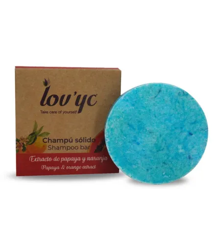 LOVYC PAPAYA Y NARANJA CHAMPU SOLIDO 50GR