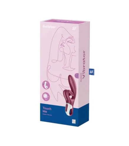 SATISFYER TOUCH ME VIBRADOR ROJO 1UN