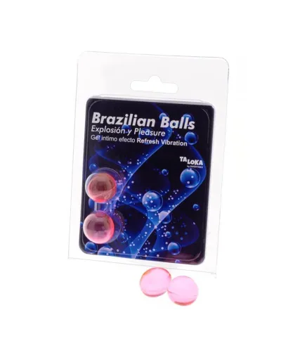 BRAZILIAN BALLS BALLS GEL INTIMO EFECTO REFRESH VIBRATION 1UN