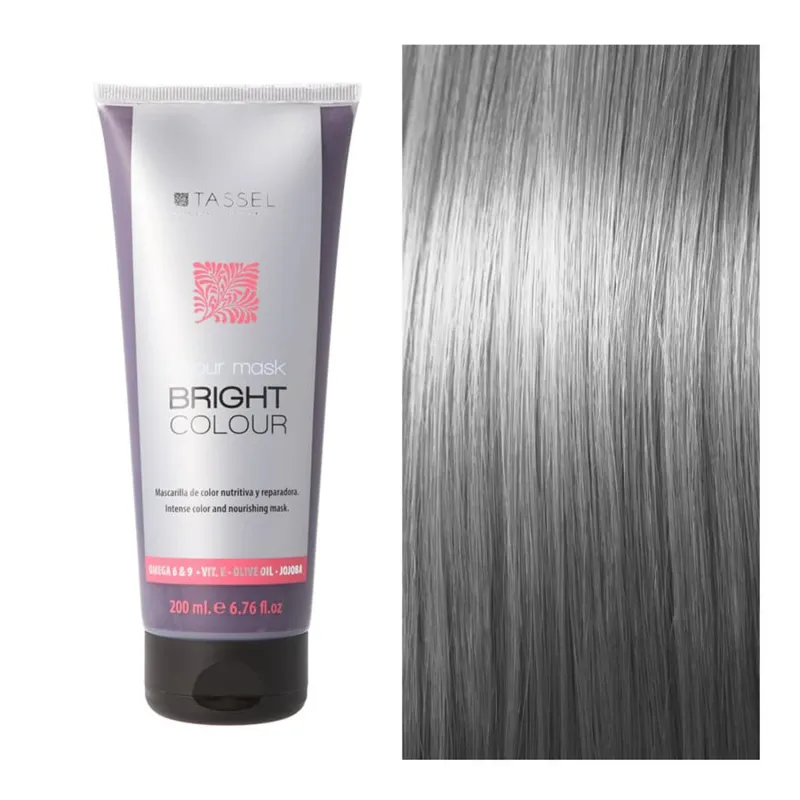 EUROSTIL BRIGHT COLOUR MASCARILLA CAPILAR COLOR GRIS 1UN EUROSTIL BRIGHT COLOUR MASCARILLA CAPILAR COLOR GRIS 1UN