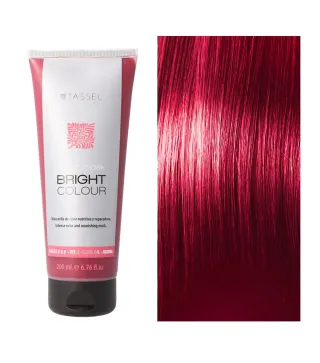 EUROSTIL BRIGHT COLOUR MASCARILLA CAPILAR COLOR ROJO 1UN