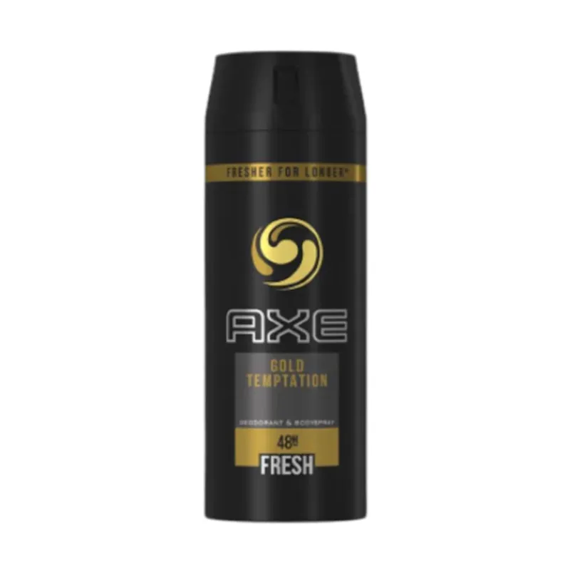 AXE GOLD TEMPTATION DESODORANTE 150ML VAPORIZADOR