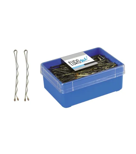 EUROSTIL CAJA CLIPS NEGROS 1UN