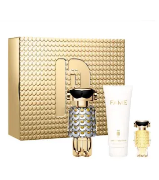 JEAN PAUL GAULTIER FAME EAU DE PARFUM 80ML VAPORIZADOR + LOCION CORPORAL PERFUMADA 100ML + MINIATURA 1U