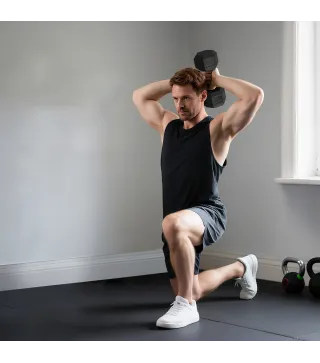 Mancuerna Hexagonal 20 kg de Hierro Fundido Pesas de Metal Recubiertas de Goma para Entrenamiento en Casa Gimnasio Negro