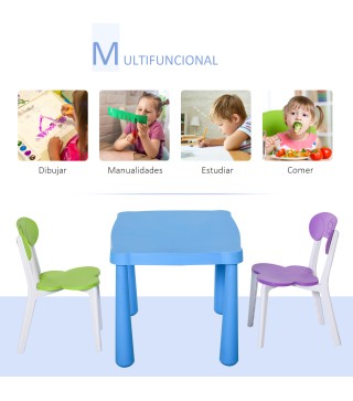 Juego Infantil de Mesa y Sillas