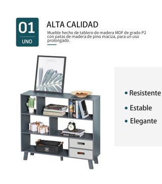 Estantería con Compartimentos