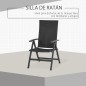 Silla Plegable de Ratán