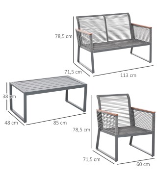 Set de Muebles de Ratán