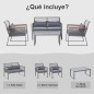 Set de Muebles de Ratán Set de Muebles de Ratán