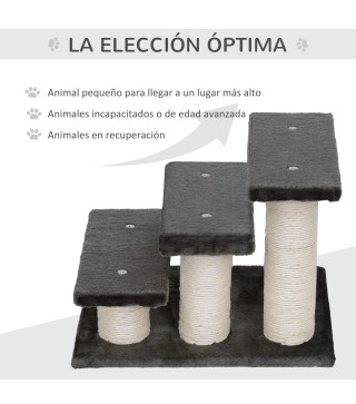 Escalera de 3 Peldaños para Mascotas