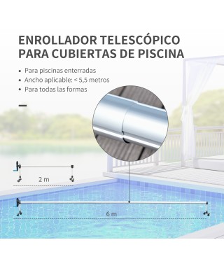 Enrollador de Cubiertas para Piscinas
