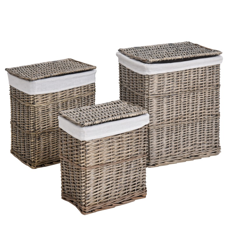 Set de 3 Cesto para Ropa Sucia Set de 3 Cesto para Ropa Sucia