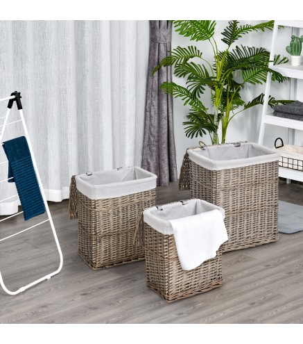 Set de 3 Cesto para Ropa Sucia