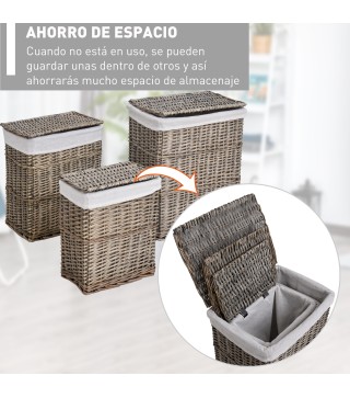 Set de 3 Cesto para Ropa Sucia