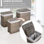 Set de 3 Cesto para Ropa Sucia Set de 3 Cesto para Ropa Sucia