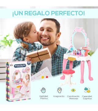 Set de Tocador de Juguete para Niñas