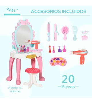 Set de Tocador de Juguete para Niñas