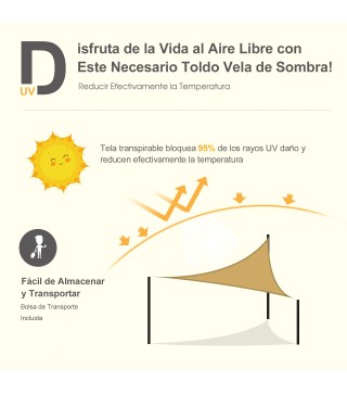 Toldo Vela Triangular