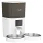 Comedero Automático 6L WiFi 2.4G con Control App 2 Cuencos Programable 1-10 Comidas Grabadora Voz 10s Fácil de Limpiar