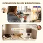 Comedero Automático 6L WiFi 2.4G con Control App 2 Cuencos Programable 1-10 Comidas Grabadora Voz 10s Fácil de Limpiar