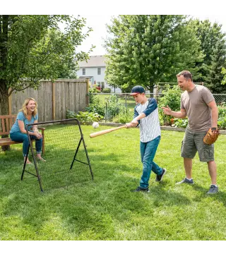 Red de Rebote Plegable Reboteador de Fútbol Ángulo Ajustable de 5 Niveles con Tubo de Acero 120x73x112 cm Negro
